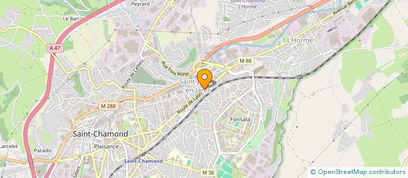 localisation de l'entreprise MONSIEUR LOUANES MENASRI à SAINT-CHAMOND