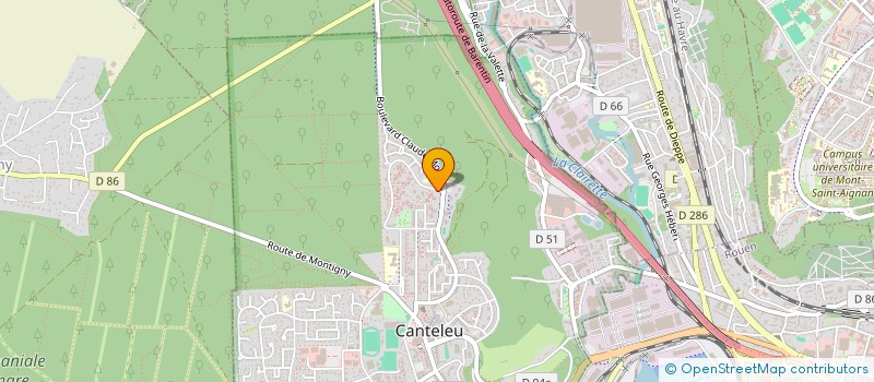 localisation de l'entreprise MONSIEUR LOUANES SEBBAH  CANTELEU