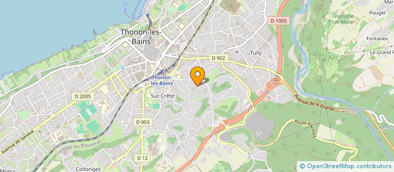 localisation de l'entreprise MONSIEUR LOUANI BOULFERKAT à THONON-LES-BAINS