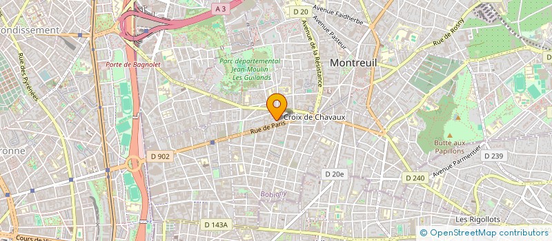 localisation de l'entreprise MONSIEUR LOUAY ABOKATMA à MONTREUIL