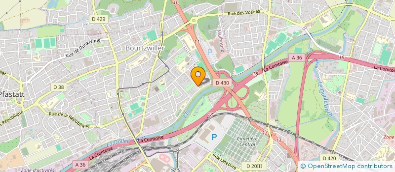 localisation de l'entreprise MONSIEUR LOUAY AL CHOUFI  MULHOUSE