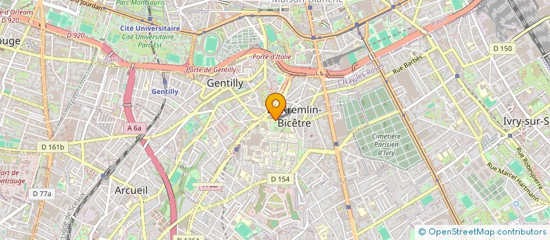 localisation de l'entreprise MONSIEUR LOUAY DAOUD  LE KREMLIN-BICETRE