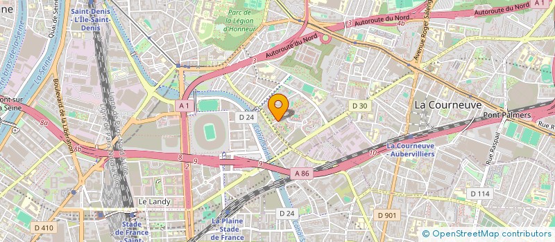 localisation de l'entreprise MONSIEUR LOUBAKI LOUSSALAT à SAINT-DENIS