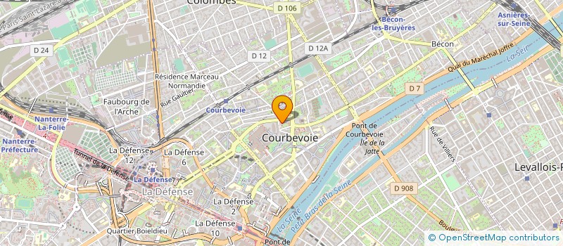 localisation de l'entreprise MONSIEUR LOUBNAN BOU AKL à COURBEVOIE