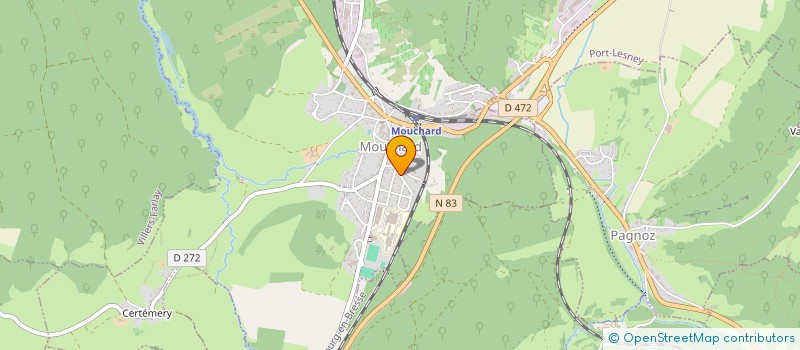 localisation de l'entreprise MONSIEUR LOUCA DACOSTA  MOUCHARD