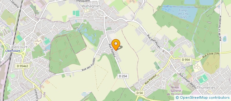 localisation de l'entreprise MONSIEUR LOUCAS CUBEDDU  WAHAGNIES