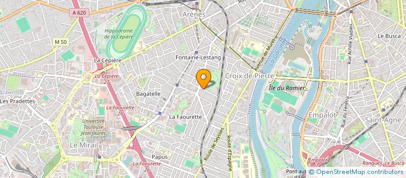 localisation de l'entreprise MONSIEUR LOUCAS RONGEART à TOULOUSE
