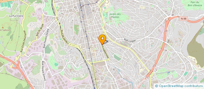 localisation de l'entreprise MONSIEUR LOUCAS ZEROUKHI  SAINT-ETIENNE