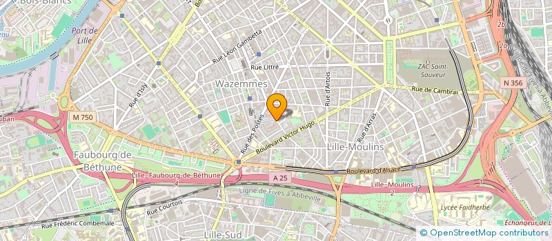 localisation de l'entreprise MONSIEUR LOUCENY TRAORE à LILLE