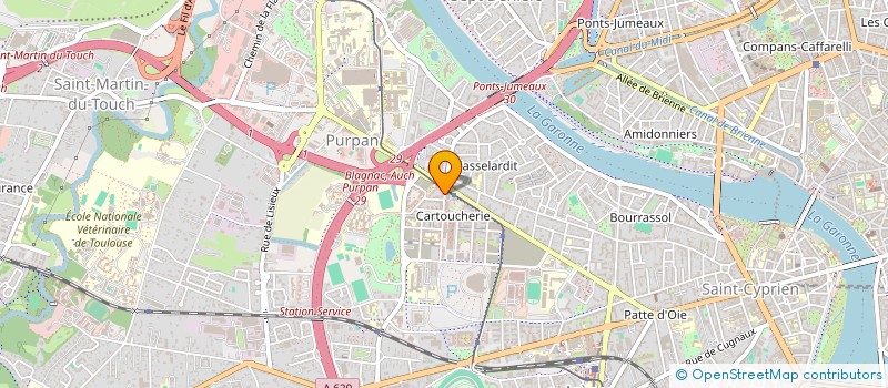 localisation de l'entreprise MONSIEUR LOUCIANE LEMEE  TOULOUSE