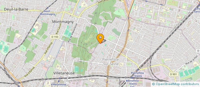 localisation de l'entreprise MONSIEUR LOUCIF BENNAI à PIERREFITTE-SUR-SEINE