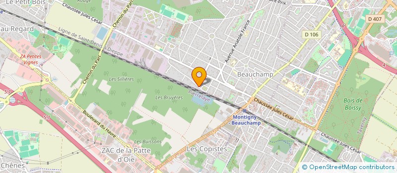 localisation de l'entreprise MONSIEUR LOUCIF CHAABA  BEAUCHAMP