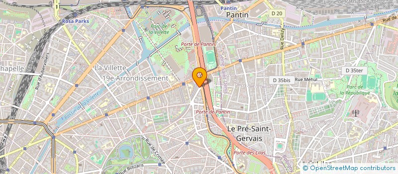 localisation de l'entreprise MONSIEUR LOUCIF CHALAL  PARIS