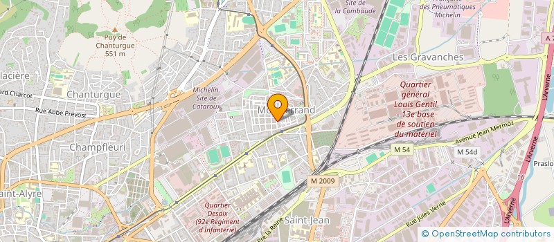 localisation de l'entreprise MONSIEUR LOUCIF CHALLAL  CLERMONT-FERRAND