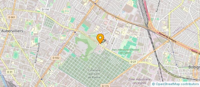 localisation de l'entreprise MONSIEUR LOUCIF GUERMAT à PANTIN