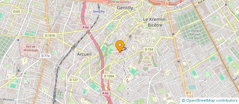 localisation de l'entreprise MONSIEUR LOUCIF TOUDERT  LE KREMLIN-BICETRE