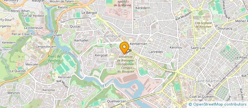 localisation de l'entreprise MONSIEUR LOUEN BALCOU à BREST
