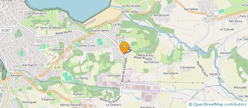 localisation de l'entreprise MONSIEUR LOUEN BILLANT-FOURN à DOUARNENEZ