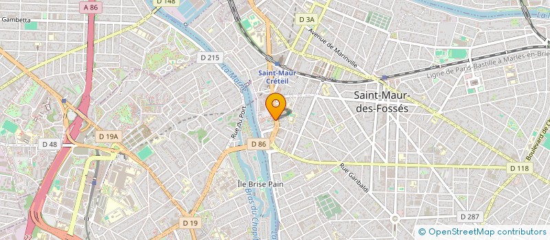 localisation de l'entreprise MONSIEUR LOUENAS REDJRADJ à SAINT-MAUR-DES-FOSSES