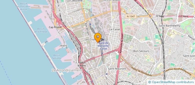 localisation de l'entreprise MONSIEUR LOUFTI BENDIAB à MARSEILLE