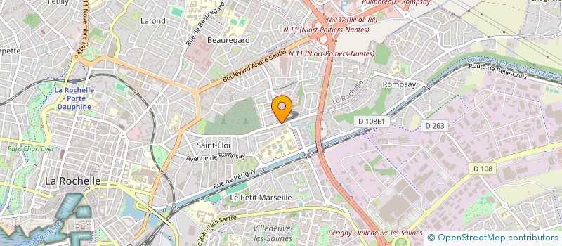 localisation de l'entreprise MONSIEUR LOUGAN DONNOT  LA ROCHELLE