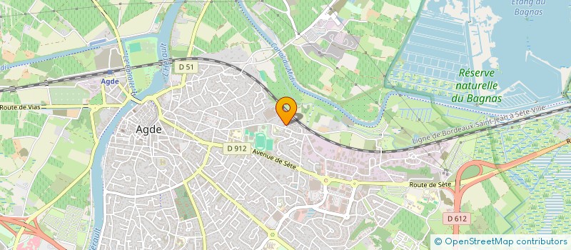localisation de l'entreprise MONSIEUR LOUHANN DUPUIS  AGDE