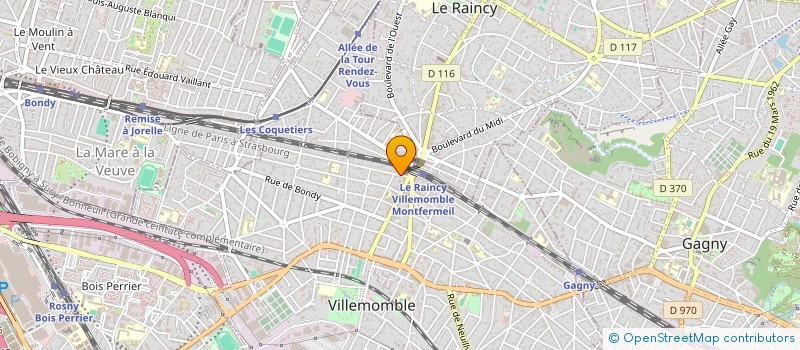 localisation de l'entreprise MONSIEUR LOUI ROULLEAU à VILLEMOMBLE