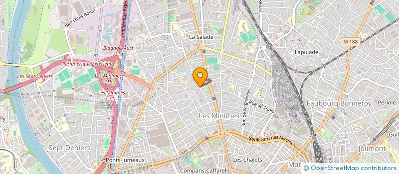 localisation de l'entreprise MONSIEUR LOUIDELA NUTAKOR  TOULOUSE