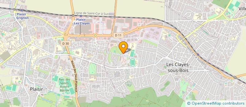 localisation de l'entreprise MONSIEUR LOUIDJI NASCAS à LES CLAYES-SOUS-BOIS