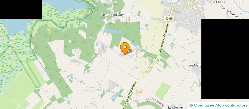 localisation de l'entreprise MONSIEUR LOUIDJI ORTS  LA CHEVROLIERE