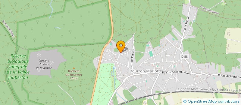 localisation de l'entreprise MONSIEUR LOUIDJIE ROMERO  BOURRON-MARLOTTE