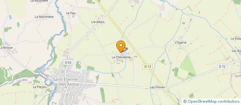 localisation de l'entreprise MONSIEUR LOUIDJY DAZARD  SAINT-ETIENNE-DE-MER-MORTE