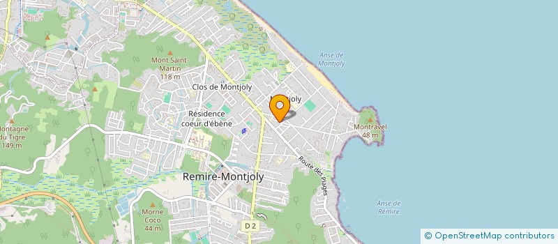 localisation de l'entreprise MONSIEUR LOUINEL BADETTE  REMIRE-MONTJOLY