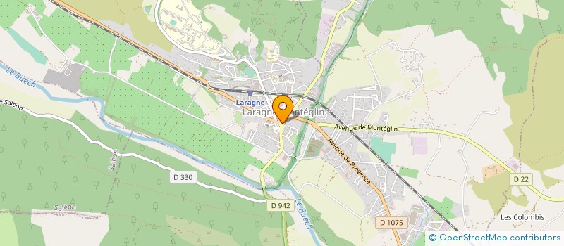 localisation de l'entreprise MONSIEUR LOUIS ABEL à LARAGNE-MONTEGLIN