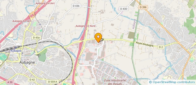 localisation de l'entreprise MONSIEUR LOUIS ACALET  AUBAGNE