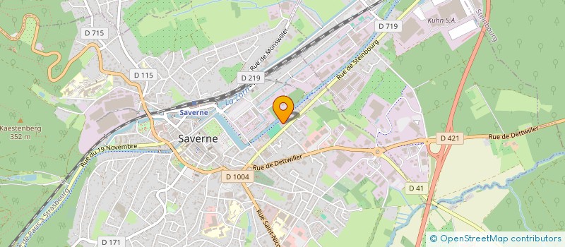 localisation de l'entreprise MONSIEUR LOUIS-ACHILLE LAMBRECHT  SAVERNE