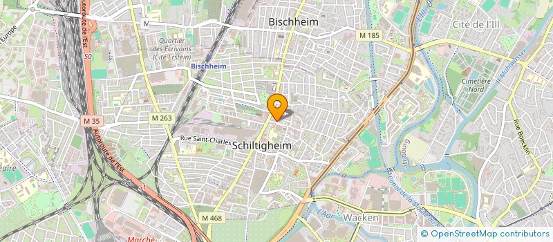 localisation de l'entreprise MONSIEUR LOUIS ADRIEN DESIRE  SCHILTIGHEIM