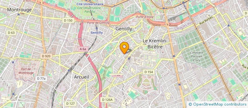 localisation de l'entreprise MONSIEUR LOUIS AERNOUT  GENTILLY