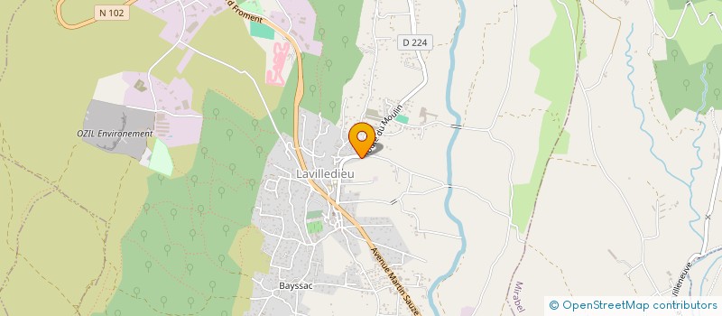 localisation de l'entreprise MONSIEUR LOUIS AGIER  LAVILLEDIEU