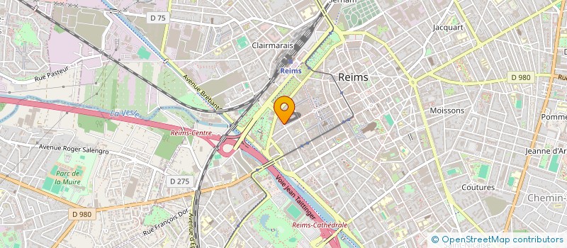 localisation de l'entreprise MONSIEUR LOUIS-AIMERY D OIRON  REIMS