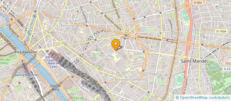 localisation de l'entreprise MONSIEUR LOUIS ALCINDOR  PARIS