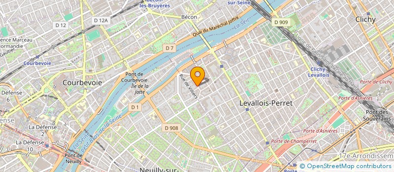 localisation de l'entreprise MONSIEUR LOUIS ALEXANDRE  LEVALLOIS-PERRET