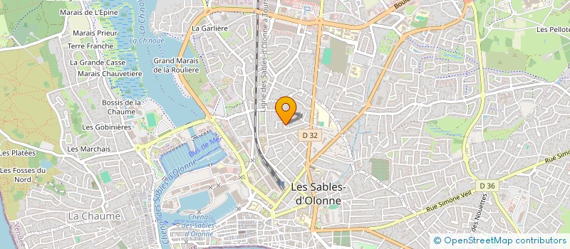 localisation de l'entreprise MONSIEUR LOUIS ALEXANDRE CELTON  LES SABLES D'OLONNE