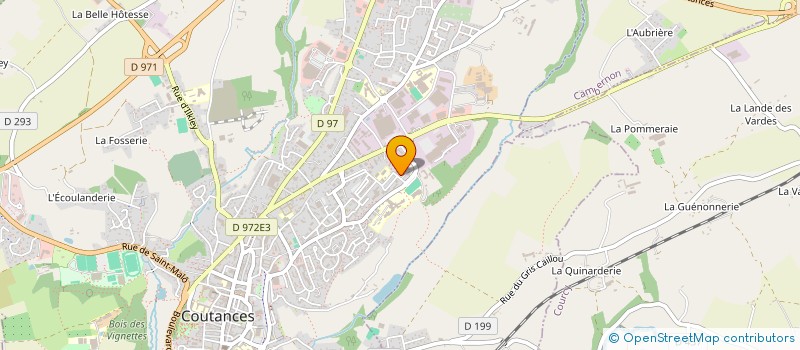 localisation de l'entreprise MONSIEUR LOUIS-ALEXANDRE CHOLET  COUTANCES