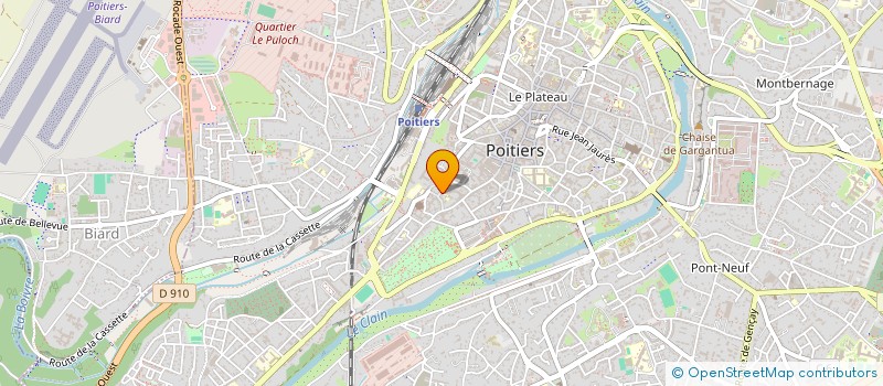 localisation de l'entreprise MONSIEUR LOUIS-ALEXANDRE GADDARKHAN  POITIERS