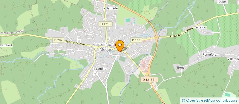localisation de l'entreprise MONSIEUR LOUIS ALINDRE  CASTELNAU-DE-MEDOC