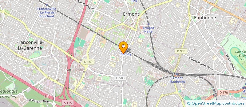 localisation de l'entreprise MONSIEUR LOUIS ALLART  ERMONT