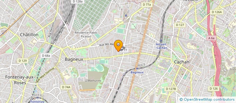 localisation de l'entreprise MONSIEUR LOUIS ALLOING à BAGNEUX