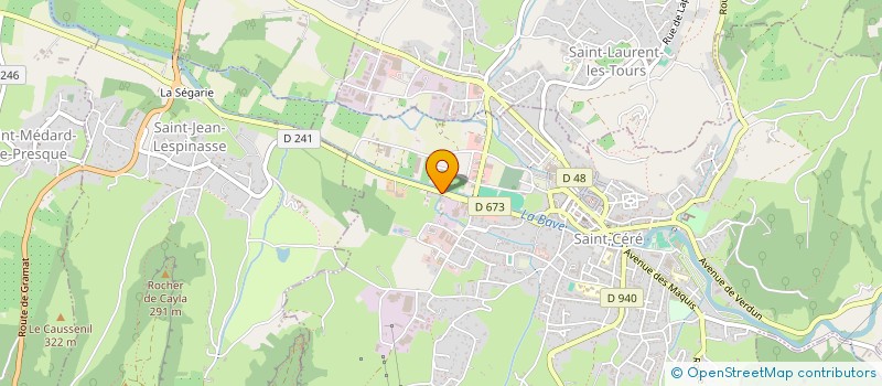 localisation de l'entreprise MONSIEUR LOUIS ALONSO  SAINT-CERE