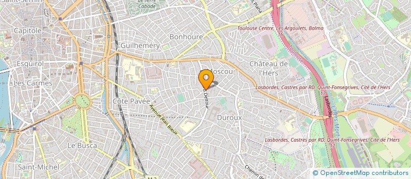 localisation de l'entreprise MONSIEUR LOUIS AMAT à TOULOUSE